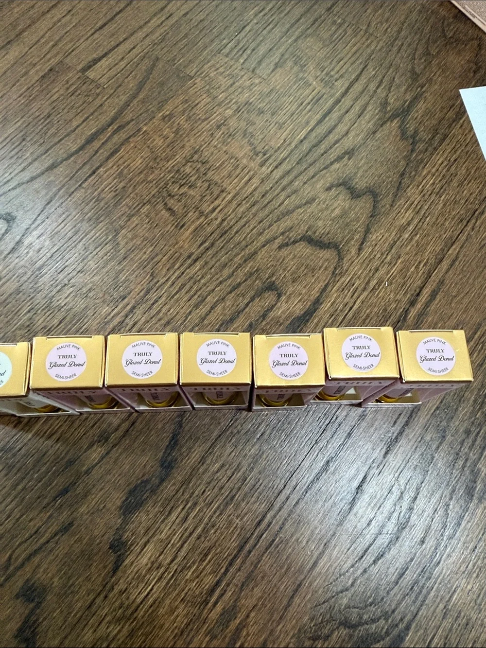 TRULY Hydrating Lip Gloss set of 8 (6 glazed donut, 1 coco cloud, 1 vanilla baby